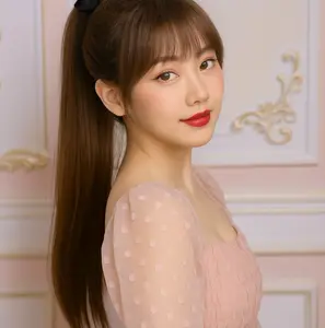 Hair Clip Lurus Panjang 60cm Korean Version Rambut Lurus Bisa Cuci Dan Catok Model Natural Hair Extension Wanita Nyaman Praktis