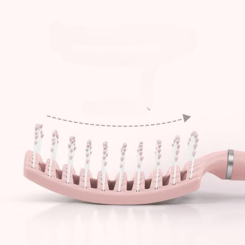 Lược Bán Nguyệt Chải Tóc Gỡ Rối Đa Năng(Loại 1 lược to) - Lược Chải Làm Tạo Phồng Chân Tóc - Lượt Massage Đầu Mini 2