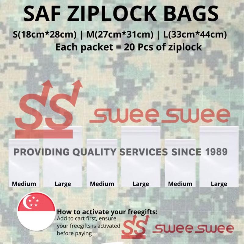 Product Introduction of CHEAPEST & READYSTOCK SAF ZIPLOCK BAGS FOR EASYSTORAGE Emart fieldcamp 22