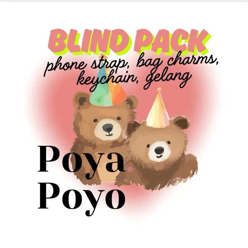 (Bukbuk 5) BLIND PACK PHONE STRAP, KEYCHAIN, GELANG, BAG CHARMS