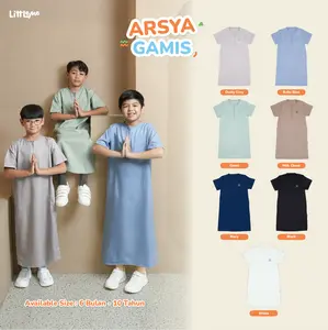 Little Me - Jubah Anak Laki Laki  Usia 6 bulan - 10 tahun Arsya Gamis / baju muslim anak laki laki