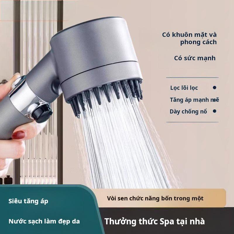 Đầu Vòi Hoa Sen, Cầm Tay, Thích Hợp Cho Phòng Tắm, Với Vòi Tắm Và Ống, Vòi Hoa Sen Tăng Áp, Có Chức Năng Lọc