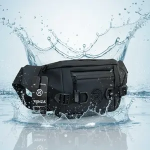 Renza.id Ring2two Slempang Pria Anti Air Tas Bahu Cowo Tas Pinggang sehari hari Waterproof Kece / keren