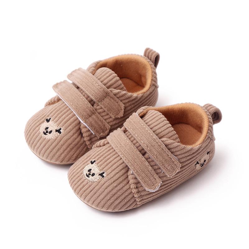 Product Introduction of 2023 Spring Embroidered Baby Bear Shoes with Velcro Stripe Children's Shoes and Walking Shoes 16