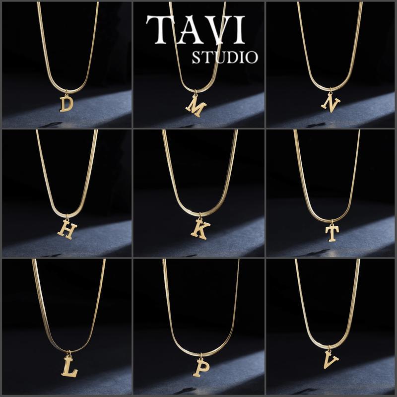   Mua là mê chê thì hoàn về  Dây Chuyền Mặt Chữ Titan Vòng Cổ Mặt Dây Chuyền Hình Chữ Cái Tên Từ A-Z Bằng Thép Không Gỉ Phong Cách Hiphop Phụ Kiện Cho Nam Và Nữ Tavi 