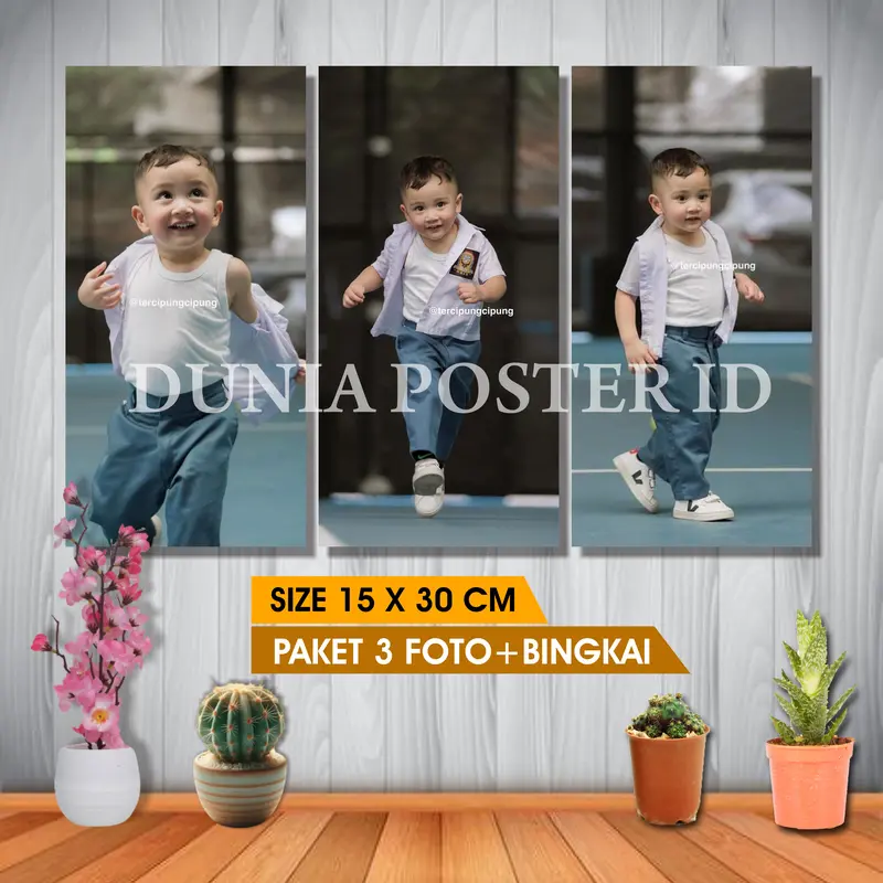 Cetak Foto MDF Premium Super Gloss (Paket Hemat) 3 Bingkai 0