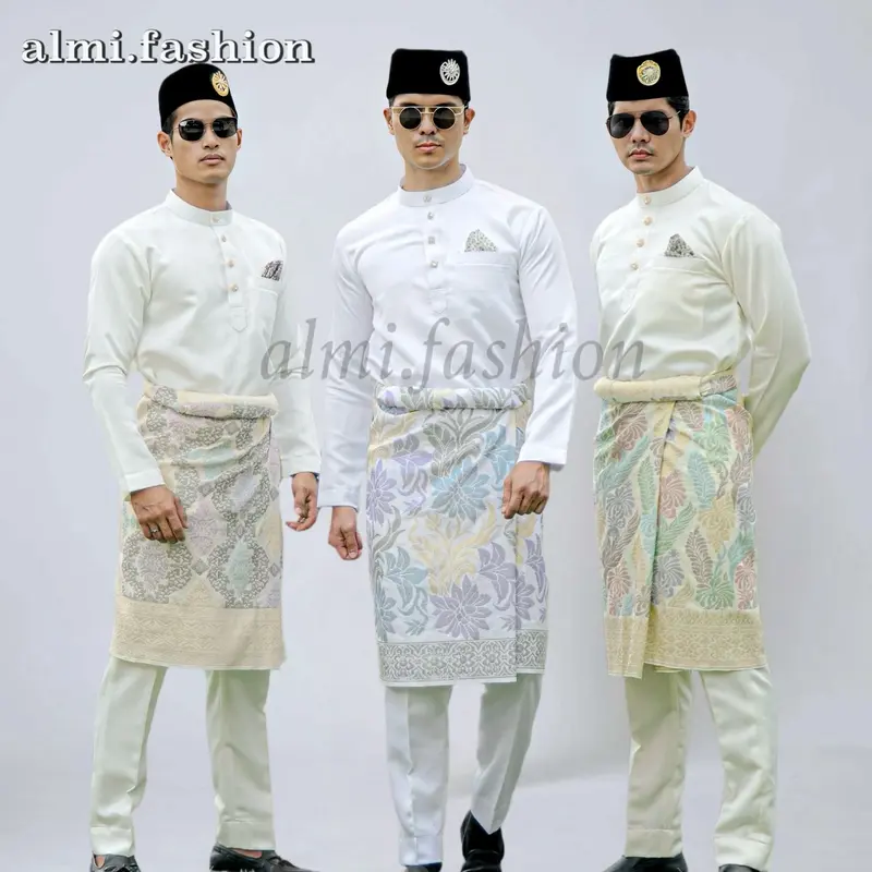 SETELAN BAJU CELANA MELAYU TELUK BELANGA CEKAK MUSANG PRIA SET BAJU CELANA KOKO HAJI MODERN 0