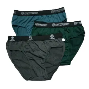 PROMO 3PCS Celana Dalam Pria Katun CD Laki Laki Dewasa Remaja Bahan Katun Premium Sempak Katun Cowok Motif Polos Pendek Hitam Bukan  Boxer