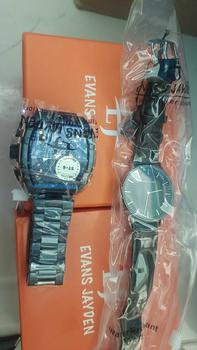 Product Review of DISKON jam tangan  !! Evans Jayden Jam Tangan Pria 9554-1 Rantai Stainless Steel Kaca Sapphire Chronograph Water Resistant 5ATM Air Bahan Watches Waterproof from 🪲**n 0