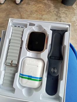 Product Review of [BELI 1 DAPAT 4] JAM SMARTWATCH I8ULLTTRA 2 TALI -TWS- JAM TANGAN FASHION - PELACAK KALORI - PELACAK DENYUT JANTUNG from M**6 1