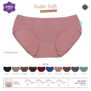 Celana Dalam Wanita Murah Sorex Basic Mini Wanita Super Soft Lembut Nyaman Dipakai CD 1257