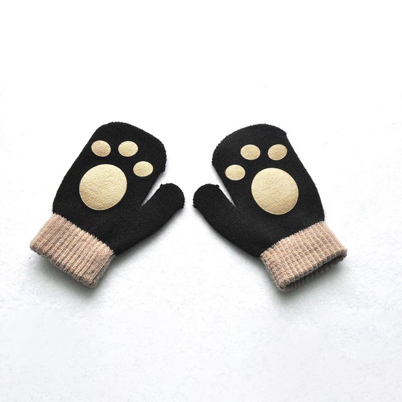 Product Introduction of Sarung tangan rajutan comel untuk kanak-kanak, lelaki dan perempuan, sarung tangan musim sejuk yang hangat, jari penuh 19