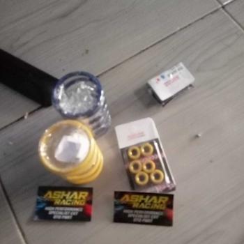 Product Review of MIO J MIO SOUL X RIDE 115 MIO GT 115 FINO 115 SMILE FULL UPGRADE RACING CVT ASHAR RACING Motorcycle ROLLER+PER CVT+ PER SENTRI from M**l 1