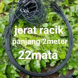 jerat racik ruak ruak panjang 2meter 22lubang
