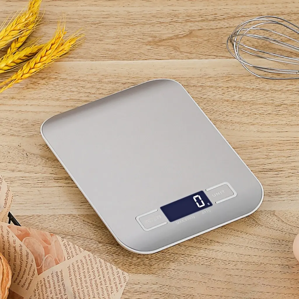 udmall.sg Stainless Steel Electronic Kitchen Scale Baking Scale Cooking Scale Home Kitchen Weighing Device
