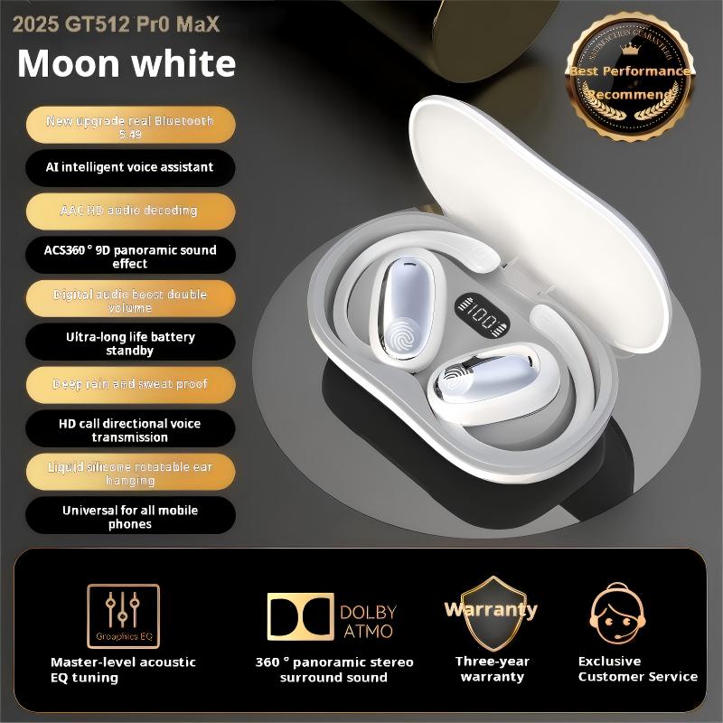 Tai Nghe Thể Thao Bluetooth Không Dây Mở Tai Burmester, Chính Hãng Mới, Thiết Kế Móc Tai, Thời Lượng Chơi Mở Rộng, Tương Thích Thông Dụng Với Điện Thoại Thông Minh 5