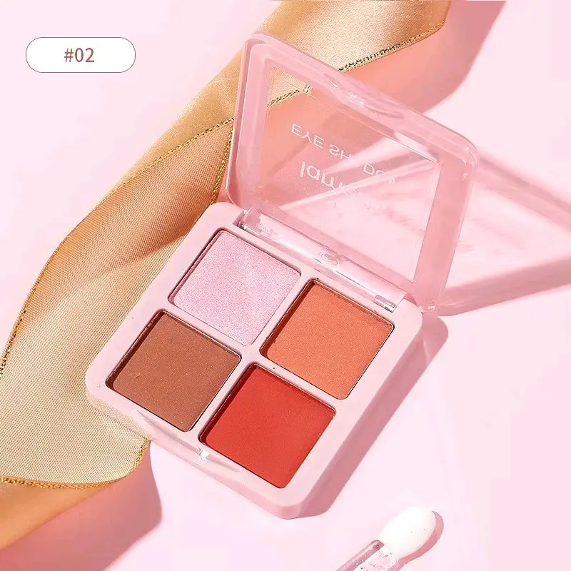 eyeshadow 4pallete shade mate || eyeshadow pigmented Highlighter Bronzer