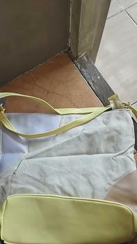 Product Review of RAKAMIR -Tote Bag Wanita Terbaru - Tote Bag Wanita Korea - Selempang Bahu Murah Kanvas Hitam Totebag from R**a 0