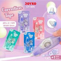 Gambar JOYKO Pita Koreksi Correction Tape CT-605 With Extra Refill dari Joyko Indonesia Kota Administrasi Jakarta Utara 1 Tokopedia