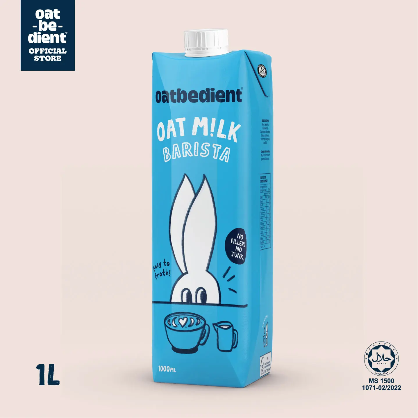 Oatbedient Oat M!lk Barista 1L