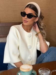 Ropa para mujer: cárdigans, tops de primavera y verano, suéteres de punto, tops vintage, chaqueta con botones para un look de oficina, ropa elegante para mujer