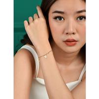 Gambar Panlandwoo - Gelang Tangan Stainless Wanita Aponi Adjustable - Silver dari Panlandwoo Kota Denpasar 2 Tokopedia