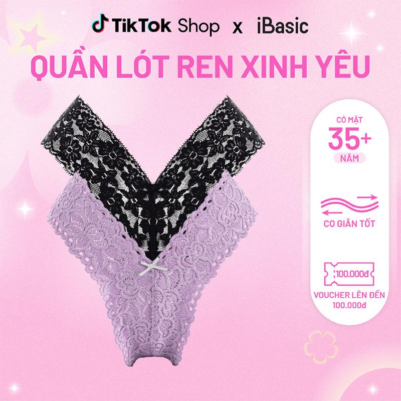 Combo 2 Quần lót nữ ren iBasic lọt khe chữ Y PANY094 Women Voi