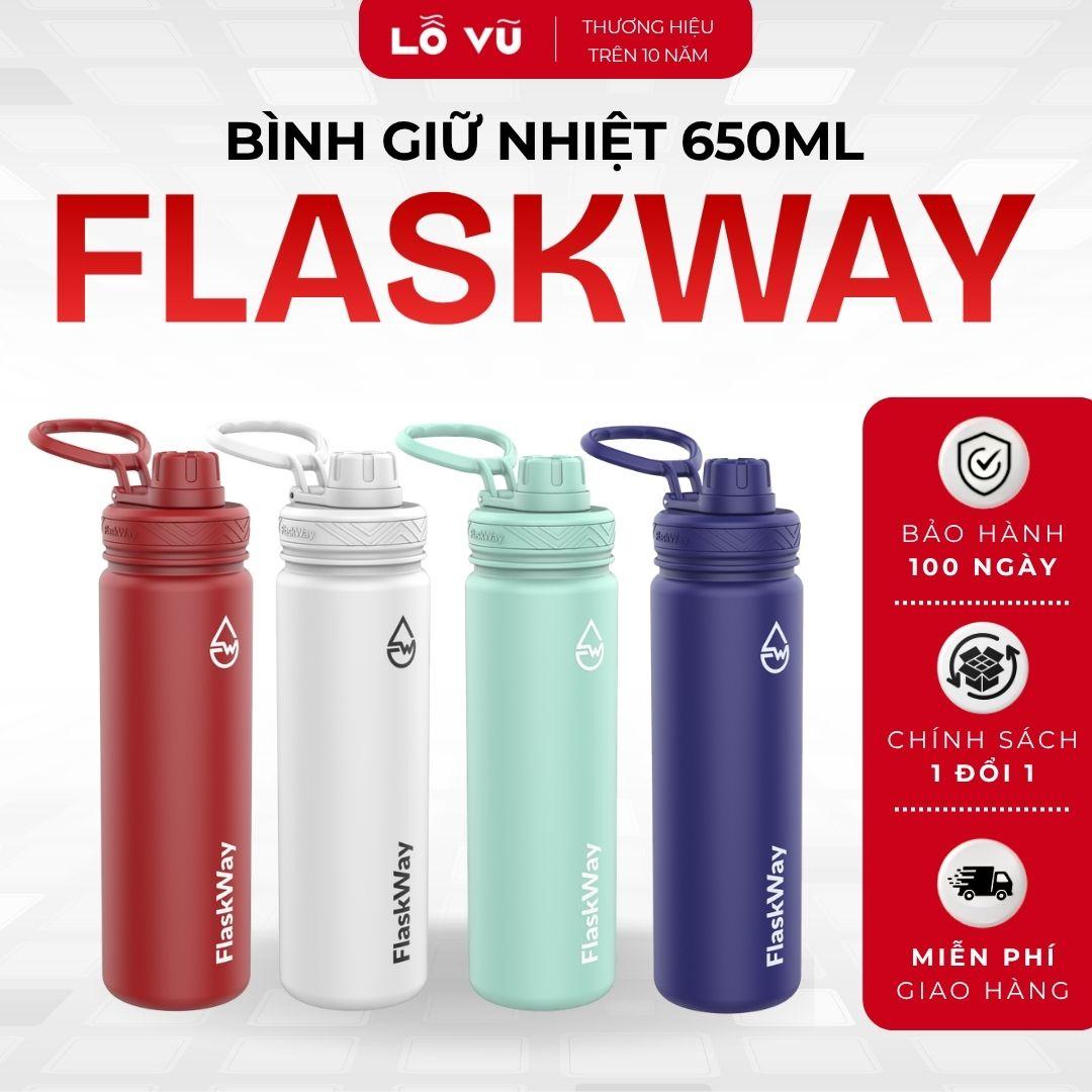 Bình giữ nhiệt FLASKWAY 650ml - Không đế lót