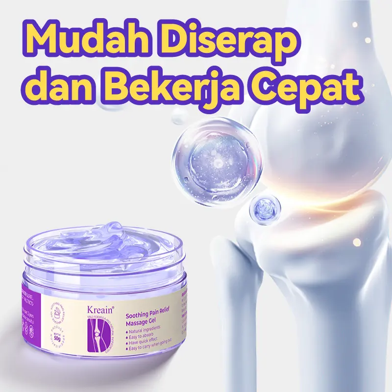 Kreain Nature Collagen Knee Cream, Soothes Joint Pain, Correction Deformation Recovery Cream Tubuh Lotion 5