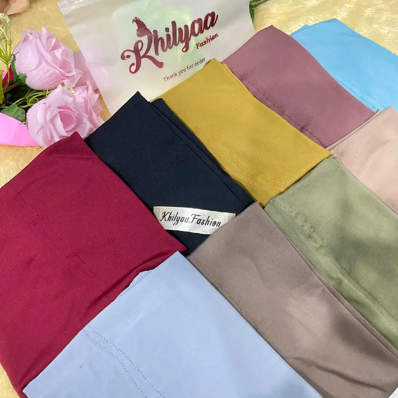 KhilyaaFashion-JILBAB INSTAN BERGO NON PET FREE ZIPPER BAG / HIJAB DAILY BERGO INSTAN JERSEY TERBARU 3