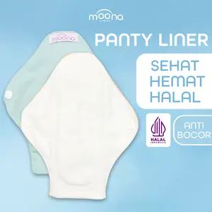 Moona Pantyliner Kain Cuci Ulang Pembalut Kain Cuci Ulang Menstrual Pad Pembalut Kain Wanita