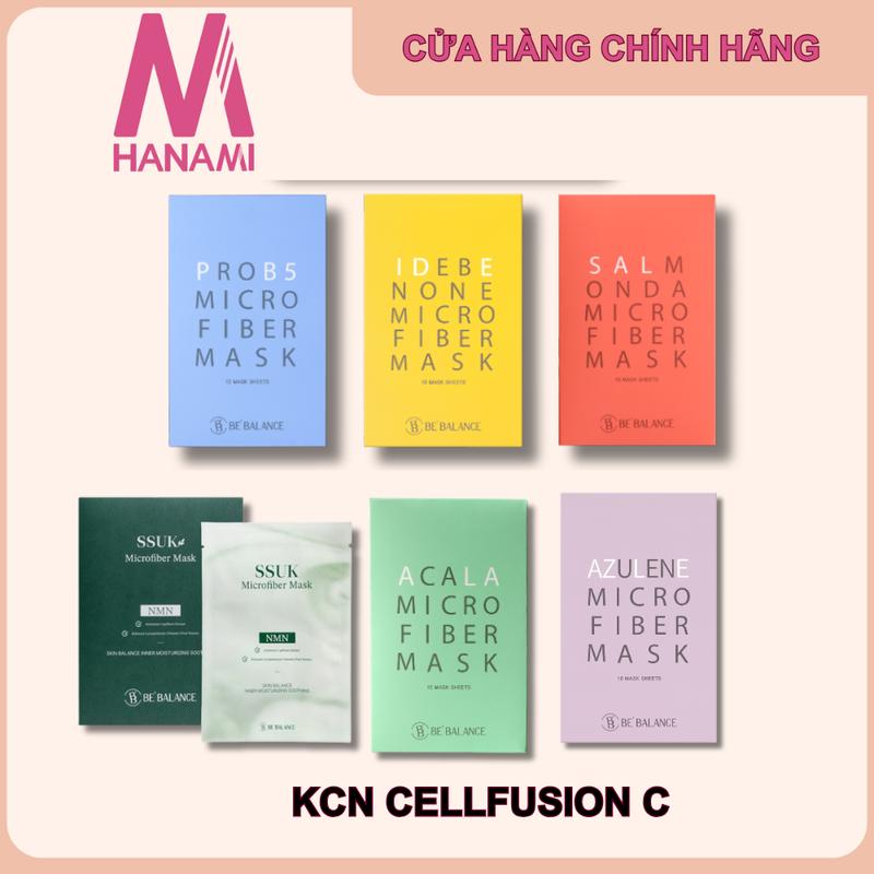  FS Mặt Nạ Vải Vi Sợi Be'Balance Micro Fiber Mask 3in1 chăm sóc da chuyên sâu Hàn Quốc Skincare be balance 30ml 