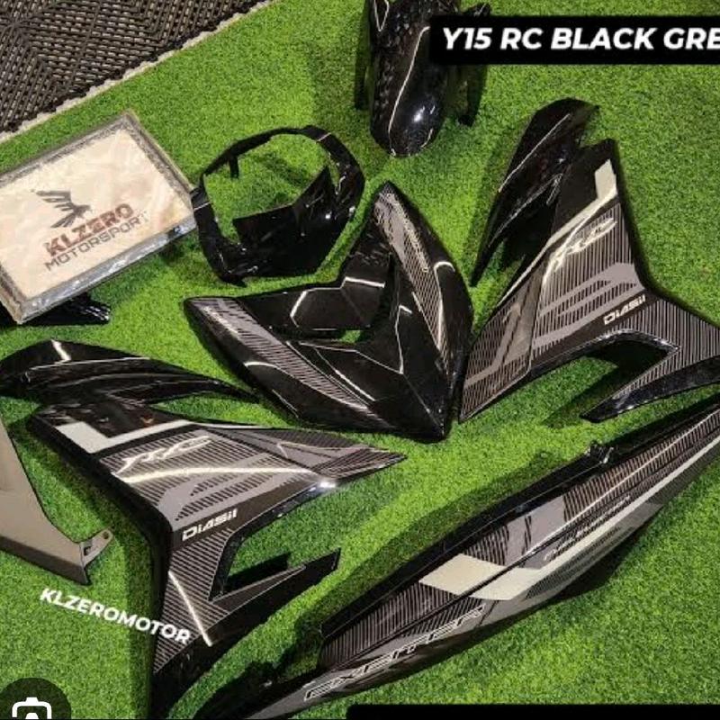 Y15 V1 v2 RC HITAM PUTIH COVER SET TAMPAL SIAP STICKER - TikTok Shop ...