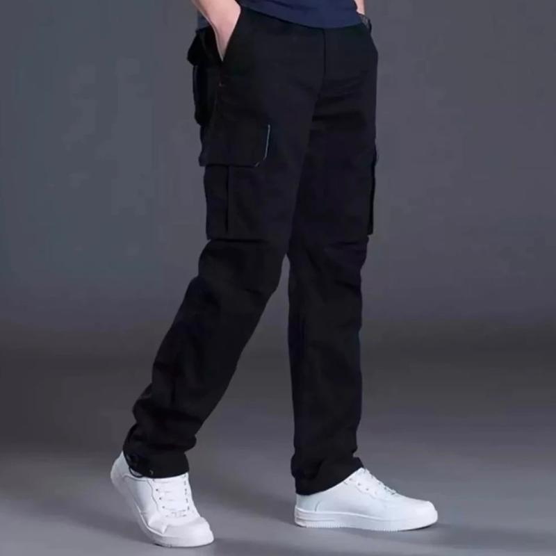 PROMO Celana Cargo Panjang Pria Dewasa Kompol Size 28-38 - celana kargo casual pinggang karet Warna Hitam terbaru terlaris yoo belanja di sini Gunung 3