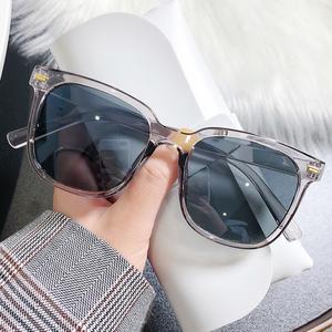 FS Transparent Frame Sunglasses | UV Protection | Unisex Oversized Square Shades | Fashion Eyewear for Daily Casual Look Malaysia Cermin Mata Hitam