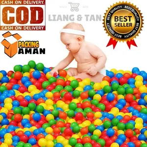 ( BISA COD ) PROMO MAINAN MANDI BOLA ANAK UKURAN BESAR 1 KG MUAT 100 PCS / MAINAN ANAK LAKI LAKI / MAINAN ANAK PEREMPUAN