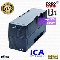 Gambar UPS ICA CN650 650VA | CN1300 1300VA Garansi 1 Tahun - ICA CN650 650VA 325W, Bubble dari TokoUPS Kota Administrasi Jakarta Pusat 1 Tokopedia