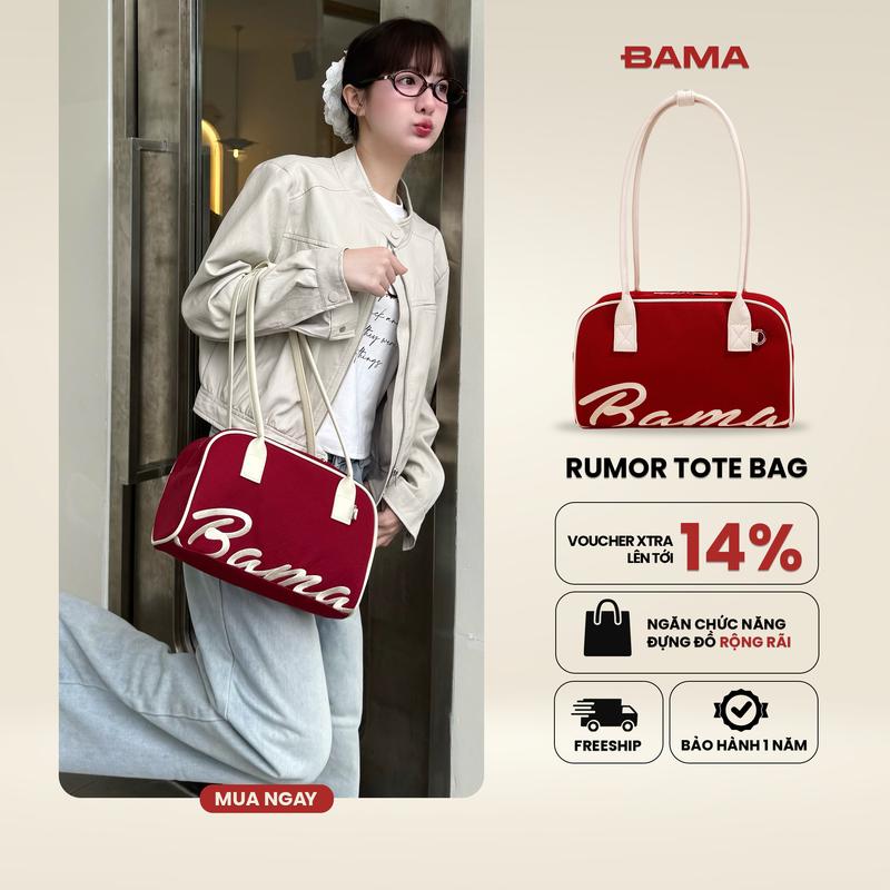  Túi tote đeo vai nam nữ BAMA RUMOR Tote Bag chống nước nhiều ngăn đi chơi dạo phố 