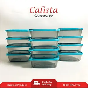 [CALISTA] FURANO SMOKE 550ML CALISTA SET ISI 6 PCS UKURAN PENYIMPANAN BUMBU MAKANAN KULKAS SET PERALATAN DAPUR