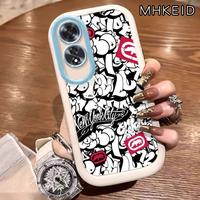 Gambar MHKEID Casing Hp untuk OPPO A60 4G Case tren Kasing Berwarna-warni Cesing Silikon Softcase kepulan krim Casing - Gaya1, OPPO A60 4G dari MHKEID MALL Kab. Tangerang 3 Tokopedia