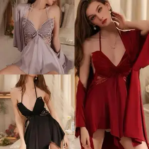 Lingerie Set LMSCP  Dress Pakaian Tidur Wanita Dinas Malam Butterly