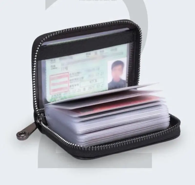 Forever Yong FY 1073 Dompet Kartu Kecil Minimalis Muat Banyak LM Bahan Sintetis Kilat Lilin Lembut 4