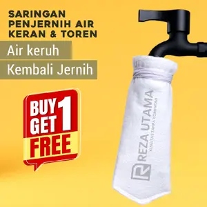 PROMO BELI 1 GRATIS 1 filter kran saringan penjernih AIR KERUH JADI BENING