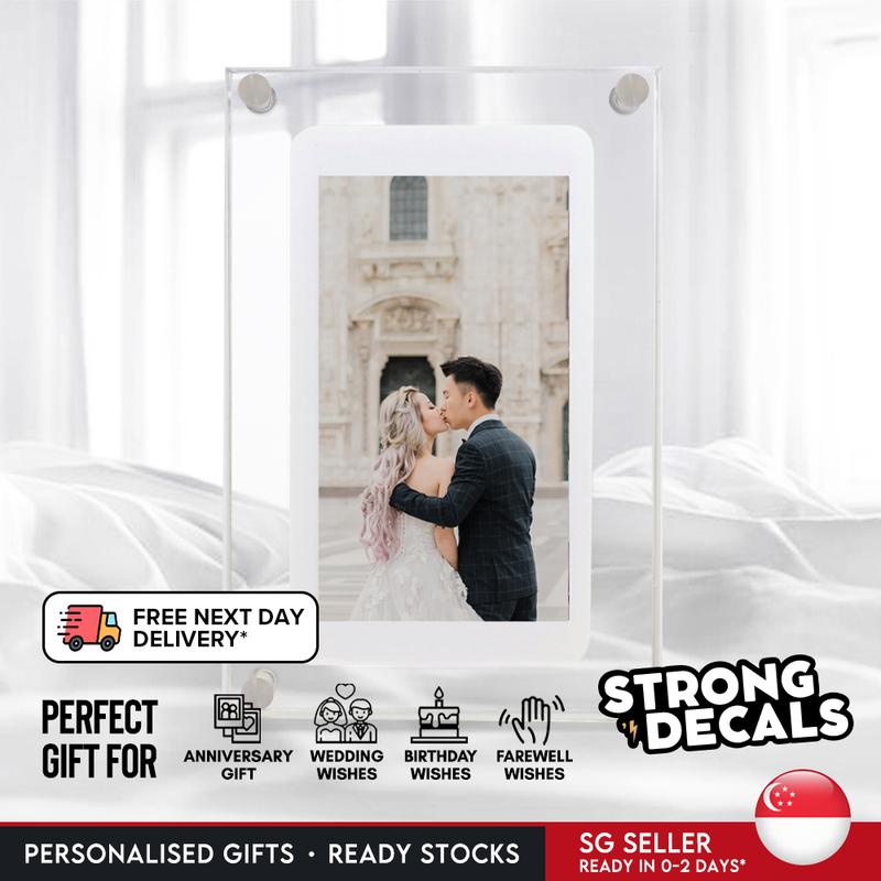 [SG Ready Stock] Personalised Video Live Frame Gift for Valentines, Anniversary, Birthday 0