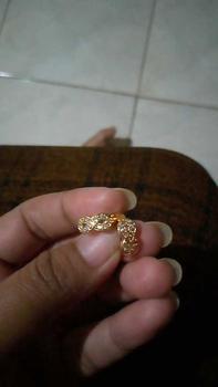 Product Review of Anting Clip Titanium Motif Angka Delapan Terbaru Earrings Anti Luntur from A**h A**h 0