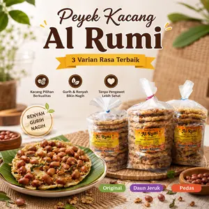 Peyek Kacang Gurih Renyah - Kacang nya TIDAK JAGA JARAK