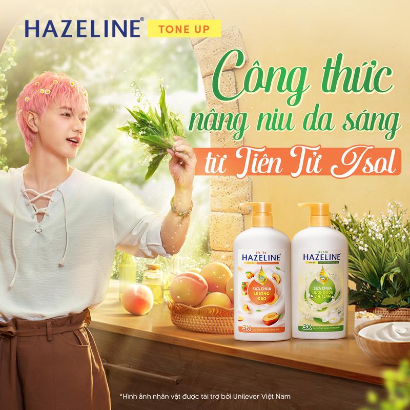  Combo 2 Sữa tắm Hazeline Tone Up Sữa Chua Hương Hoa Linh Lan 670G  1  