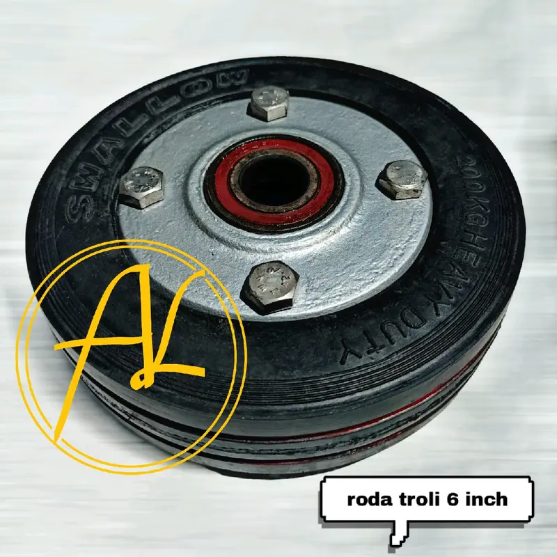 roda troli 6 inch /roda troli karet swallow / roda lorry 6 inch - Shop ...