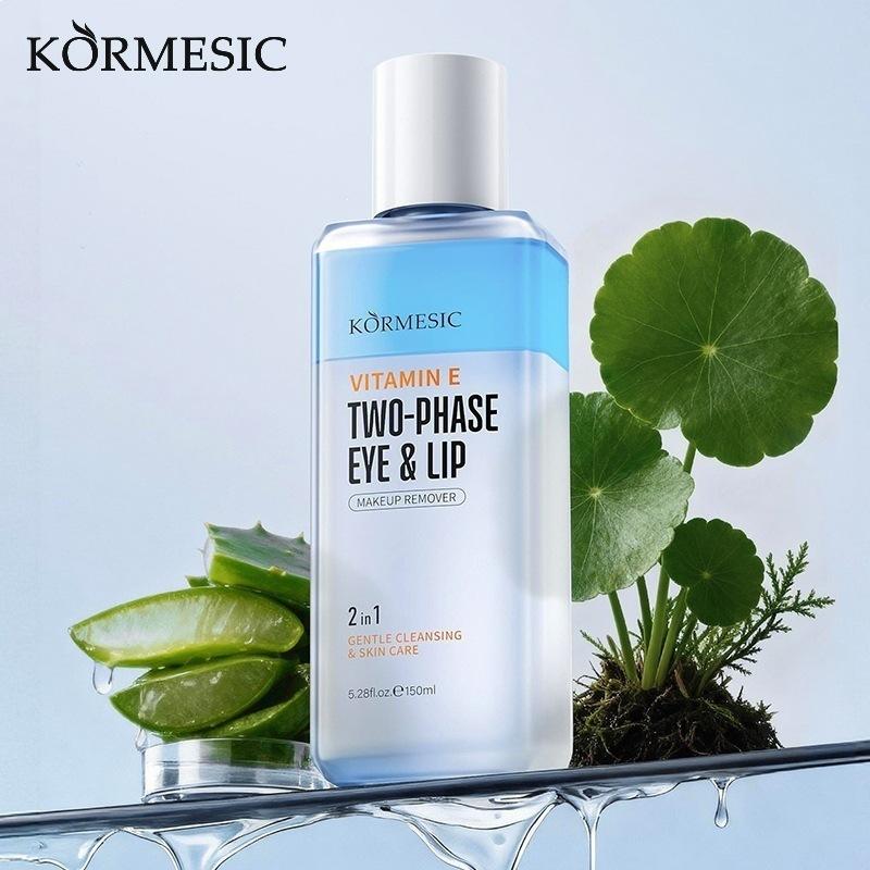 Dầu tẩy trang mắt và môi VE, Dầu tẩy trang Vitamin E KORMESIC Cleansing Water