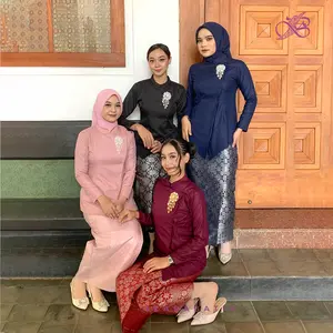 IZARABATIK - Dasiyah Series Set Kebaya Songket Modern Couple Wisuda Lamaran Tunangan Kondangan Bridesmaid